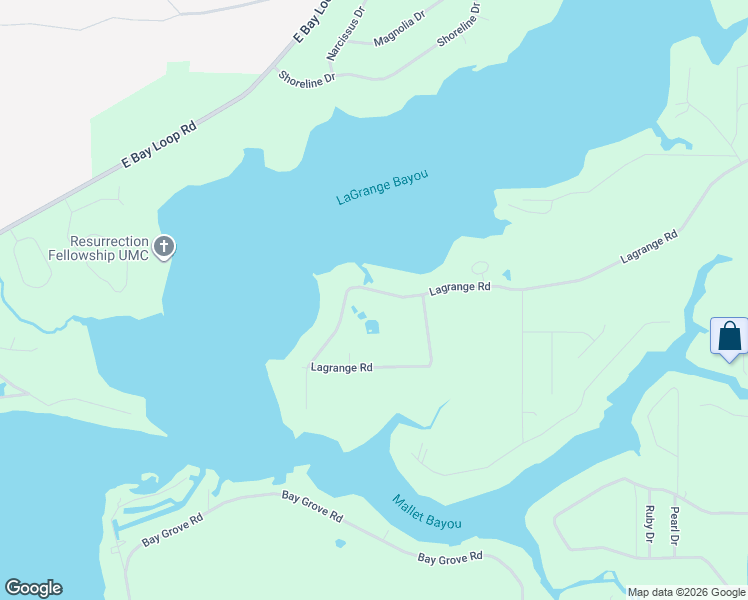 map of restaurants, bars, coffee shops, grocery stores, and more near 1389 Lagrange Road in Freeport