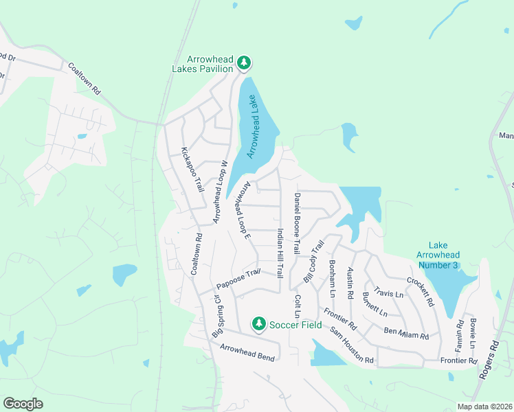 map of restaurants, bars, coffee shops, grocery stores, and more near 3042 Comanche in Willis