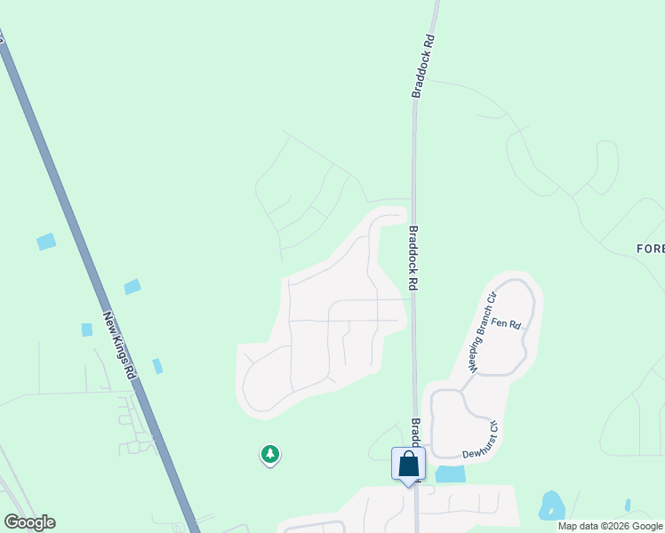 map of restaurants, bars, coffee shops, grocery stores, and more near Langford Street in Jacksonville