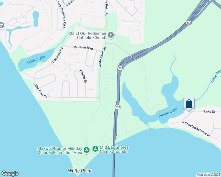 map of restaurants, bars, coffee shops, grocery stores, and more near 1040 Napa Way in Niceville
