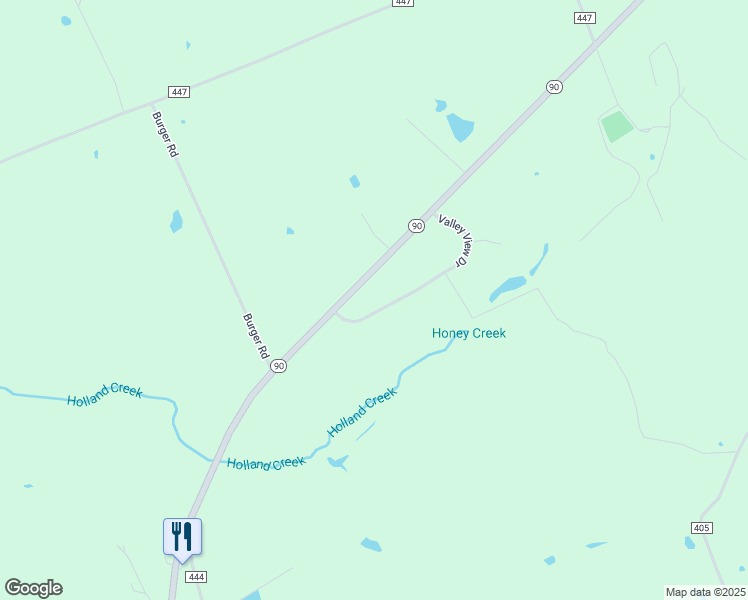 map of restaurants, bars, coffee shops, grocery stores, and more near 1930 Valley View Drive in Anderson