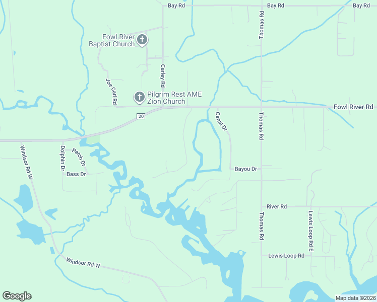 map of restaurants, bars, coffee shops, grocery stores, and more near 11029 Gulf Park Drive in Theodore