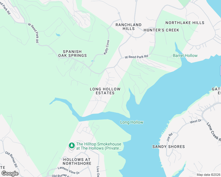 map of restaurants, bars, coffee shops, grocery stores, and more near 8201 Moon Rise Trail in Jonestown