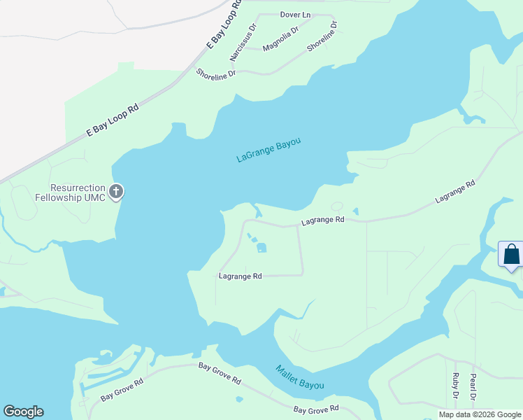 map of restaurants, bars, coffee shops, grocery stores, and more near 1226 Lagrange Road in Freeport