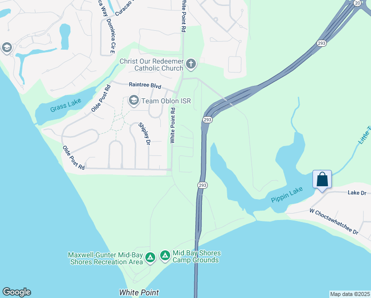 map of restaurants, bars, coffee shops, grocery stores, and more near 4506 Berringer Drive in Niceville