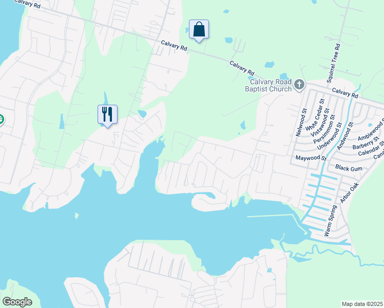 map of restaurants, bars, coffee shops, grocery stores, and more near 15089 Shark Alley in Willis