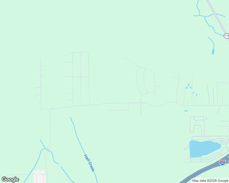 map of restaurants, bars, coffee shops, grocery stores, and more near Hemlock Street in Jacksonville