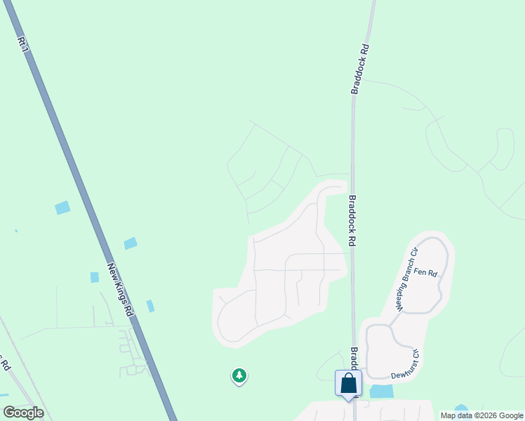 map of restaurants, bars, coffee shops, grocery stores, and more near Langford Street in Jacksonville