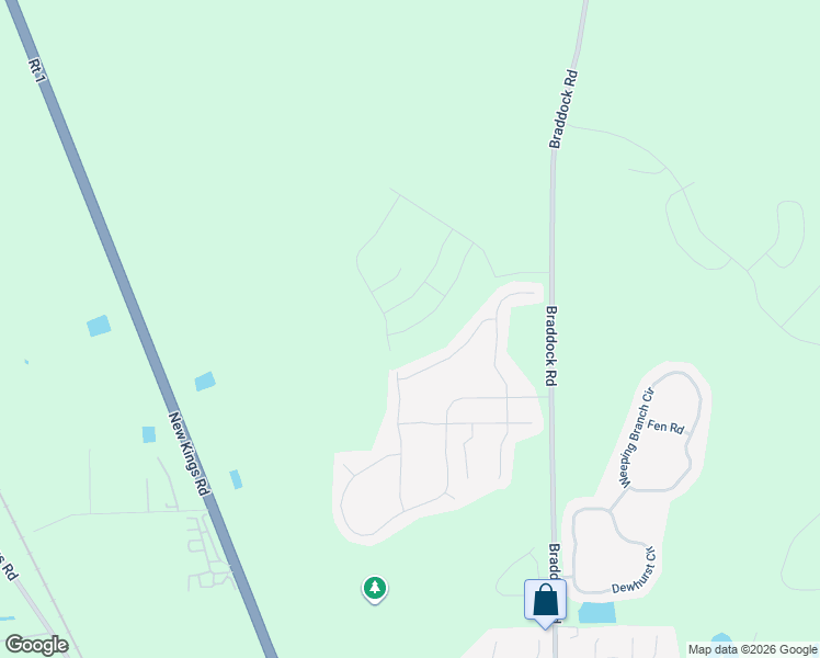 map of restaurants, bars, coffee shops, grocery stores, and more near Langford Street in Jacksonville