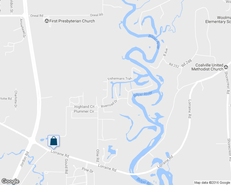 map of restaurants, bars, coffee shops, grocery stores, and more near 12170 Sandy Hook Lane in Gulfport