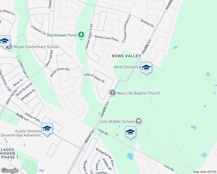 map of restaurants, bars, coffee shops, grocery stores, and more near 19801 Cherubini Trail in Pflugerville