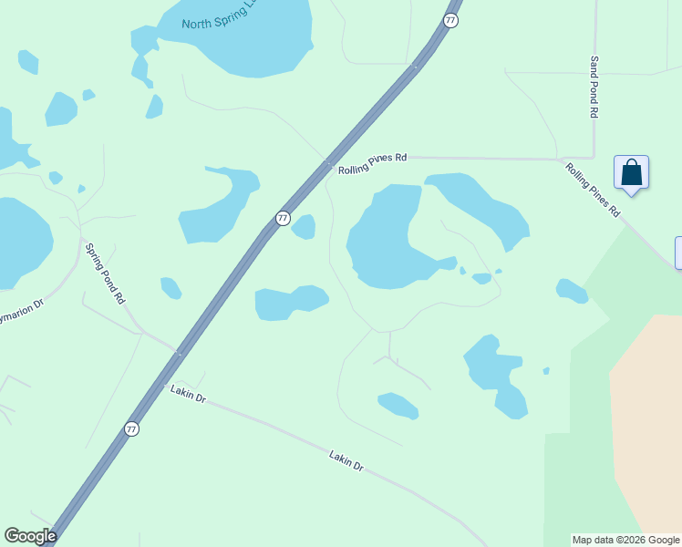 map of restaurants, bars, coffee shops, grocery stores, and more near 5067 Pine Ridge Dr in Chipley