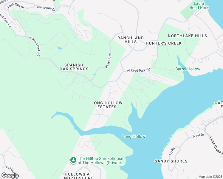 map of restaurants, bars, coffee shops, grocery stores, and more near 8211 Moon Rise Trail in Jonestown