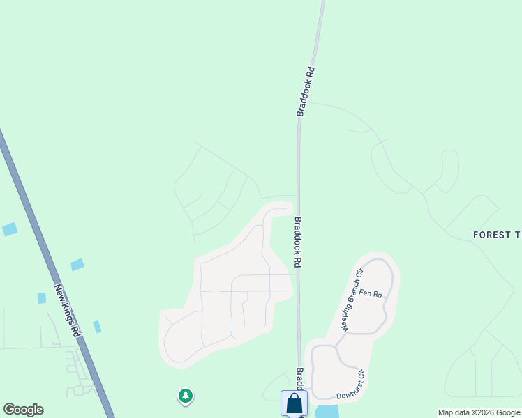 map of restaurants, bars, coffee shops, grocery stores, and more near 6862 Canoe Birch Road in Jacksonville