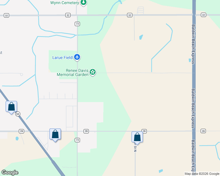 map of restaurants, bars, coffee shops, grocery stores, and more near Engel Road in Summerdale