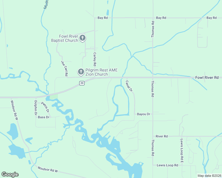 map of restaurants, bars, coffee shops, grocery stores, and more near 10929 Gulf Park Drive in Theodore