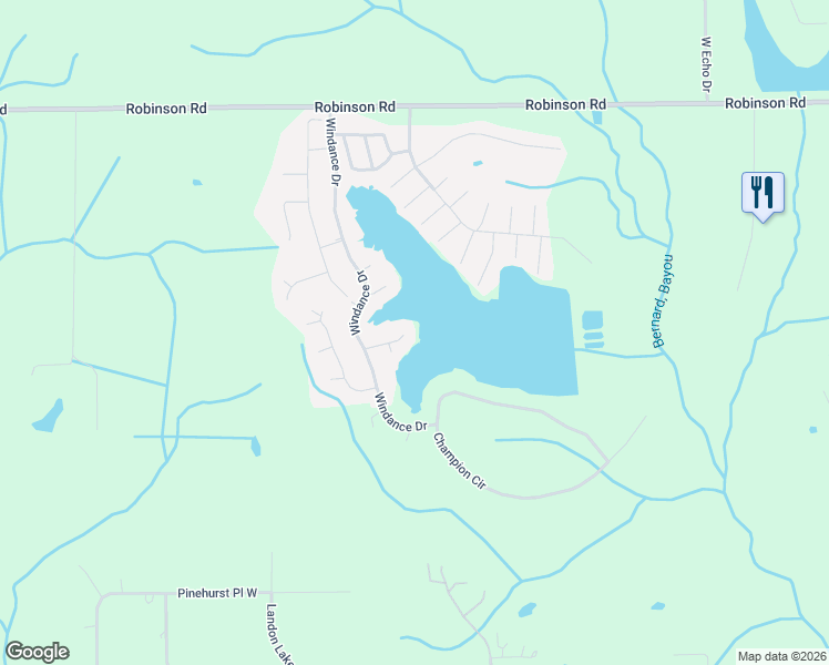 map of restaurants, bars, coffee shops, grocery stores, and more near 19353 Windward Cove in Gulfport