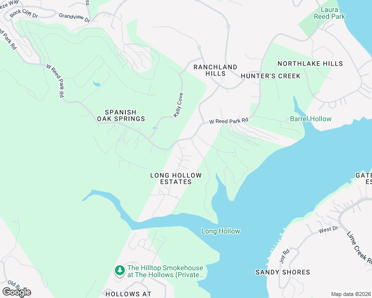 map of restaurants, bars, coffee shops, grocery stores, and more near 8211 Moon Rise Trail in Jonestown