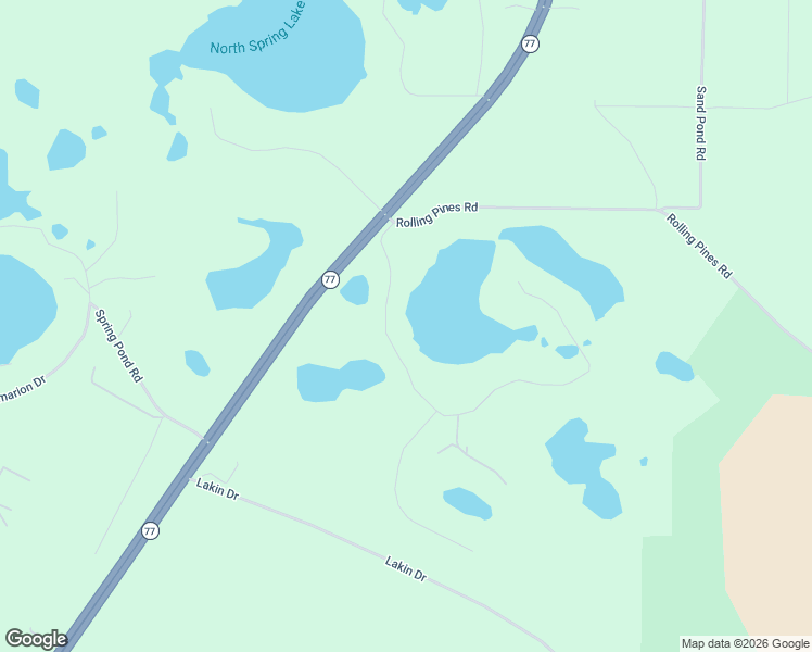 map of restaurants, bars, coffee shops, grocery stores, and more near 5067 Pine Ridge Drive in Chipley