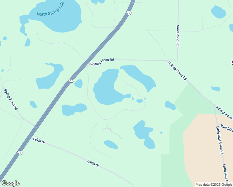 map of restaurants, bars, coffee shops, grocery stores, and more near 5215 Pine Ridge Drive in Chipley