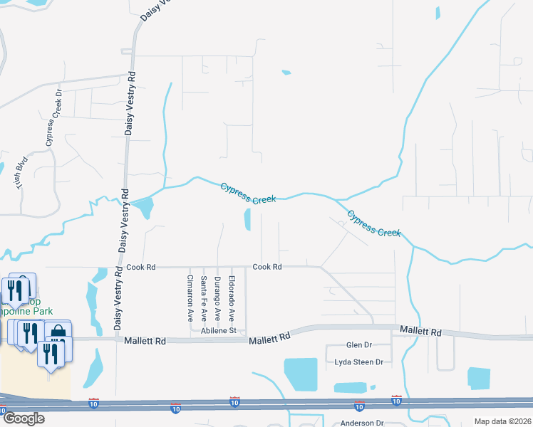 map of restaurants, bars, coffee shops, grocery stores, and more near 8300 Vanna Street in Biloxi