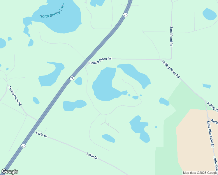 map of restaurants, bars, coffee shops, grocery stores, and more near 5215 Pine Ridge Drive in Chipley
