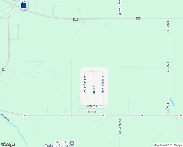 map of restaurants, bars, coffee shops, grocery stores, and more near 16403 Siena Street in Summerdale