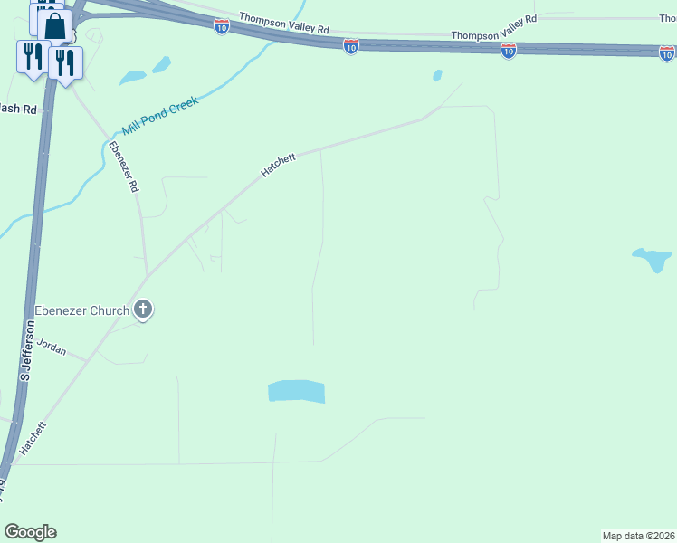 map of restaurants, bars, coffee shops, grocery stores, and more near 327 Kims Lane in Jefferson County
