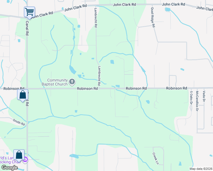 map of restaurants, bars, coffee shops, grocery stores, and more near 12342 Lambrecht Road in Gulfport