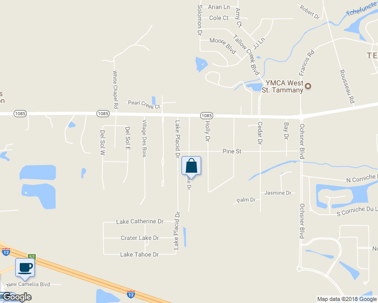 map of restaurants, bars, coffee shops, grocery stores, and more near 14598 Pine Street in Covington