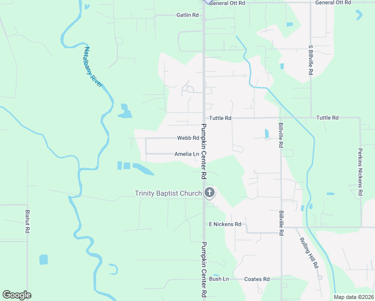 map of restaurants, bars, coffee shops, grocery stores, and more near 10241 Amelia Lane in Hammond