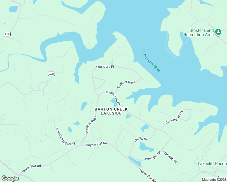 map of restaurants, bars, coffee shops, grocery stores, and more near 2400 Sailboat Pass in Spicewood