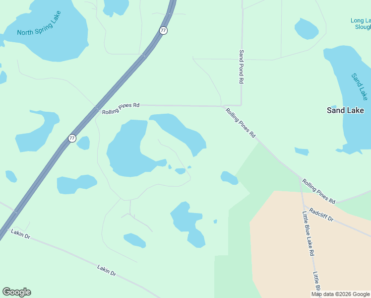 map of restaurants, bars, coffee shops, grocery stores, and more near 5192 Pine Ridge Drive in Chipley