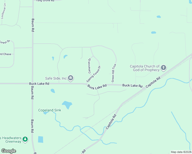 map of restaurants, bars, coffee shops, grocery stores, and more near 1017 Epping Forest Drive in Tallahassee
