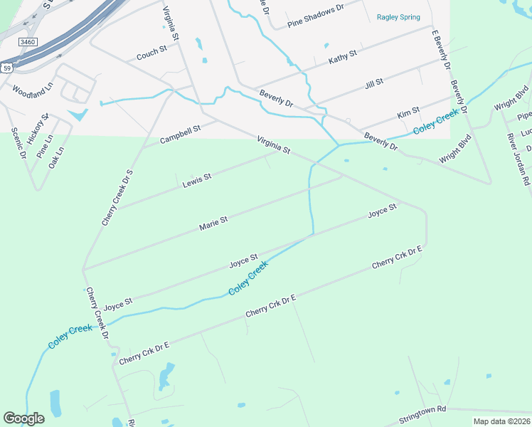 map of restaurants, bars, coffee shops, grocery stores, and more near 261 Marie Street in Shepherd