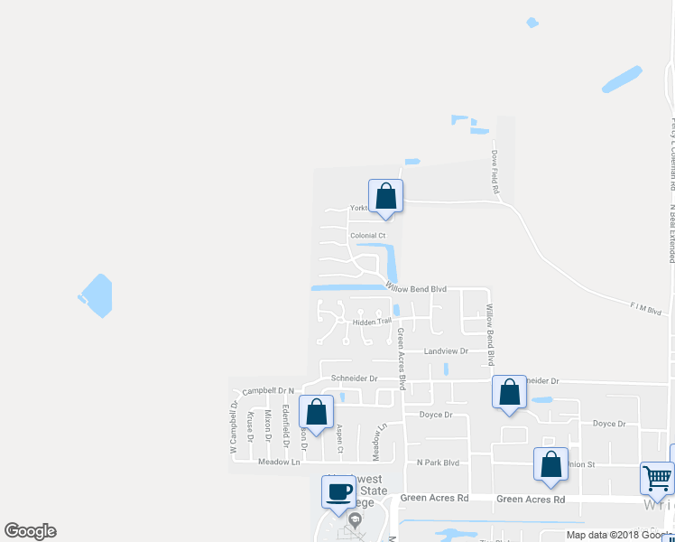 map of restaurants, bars, coffee shops, grocery stores, and more near 2515 Georgetown Lane in Fort Walton Beach