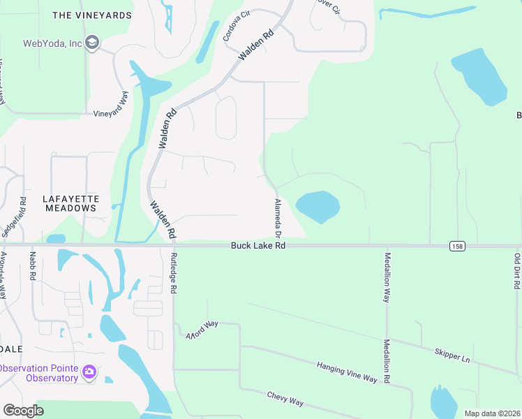 map of restaurants, bars, coffee shops, grocery stores, and more near 1028 Alameda Drive in Tallahassee
