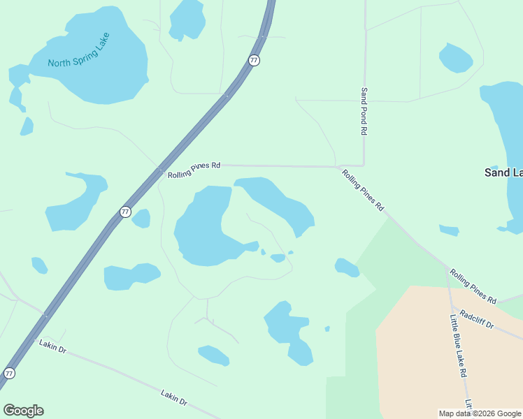 map of restaurants, bars, coffee shops, grocery stores, and more near 5208 Pine Ridge Drive in Chipley