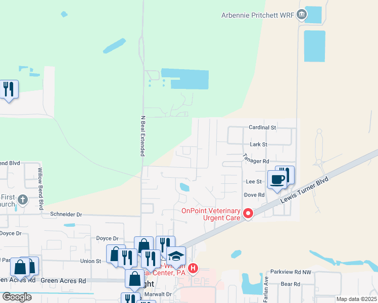 map of restaurants, bars, coffee shops, grocery stores, and more near 1238 Sharif Drive in Fort Walton Beach