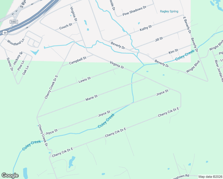 map of restaurants, bars, coffee shops, grocery stores, and more near 261 Marie Street in Shepherd