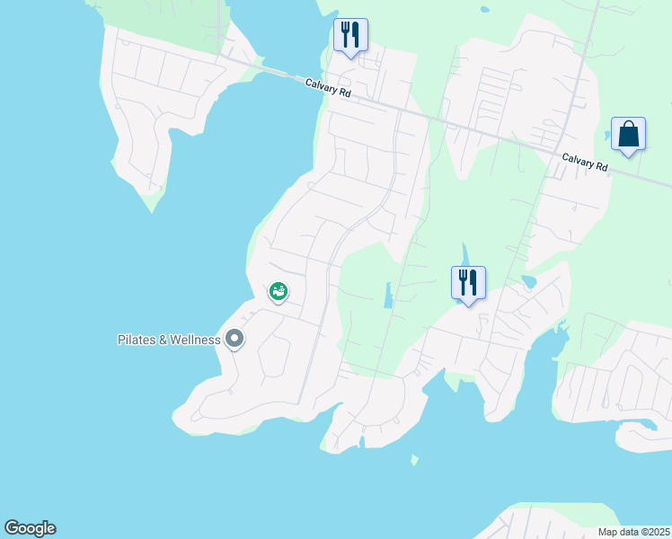 map of restaurants, bars, coffee shops, grocery stores, and more near 15738 Corinthian Way in Willis
