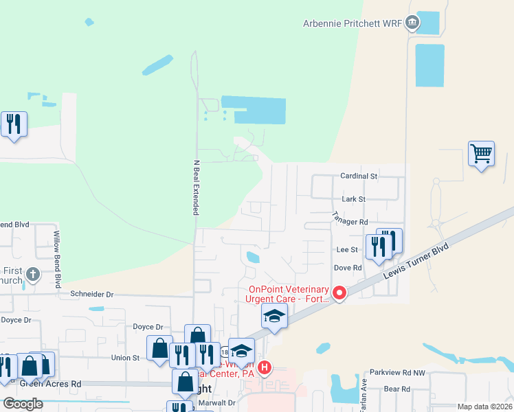 map of restaurants, bars, coffee shops, grocery stores, and more near 1232 Sharif Drive in Fort Walton Beach