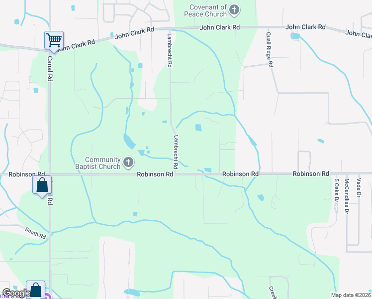 map of restaurants, bars, coffee shops, grocery stores, and more near 12342 Lambrecht Road in Gulfport