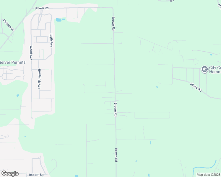 map of restaurants, bars, coffee shops, grocery stores, and more near 42159 Brown Road in Ponchatoula