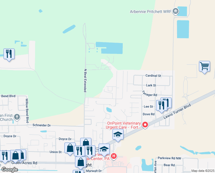 map of restaurants, bars, coffee shops, grocery stores, and more near 1254 Sharif Drive in Fort Walton Beach