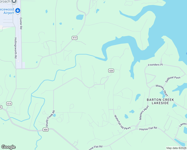 map of restaurants, bars, coffee shops, grocery stores, and more near 100-498 Bluff Road in Spicewood