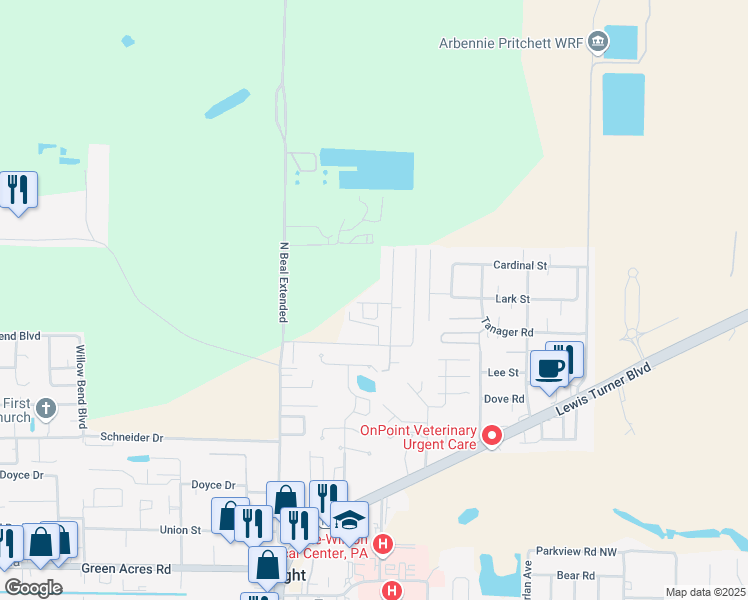 map of restaurants, bars, coffee shops, grocery stores, and more near 1273 Sharif Drive in Fort Walton Beach