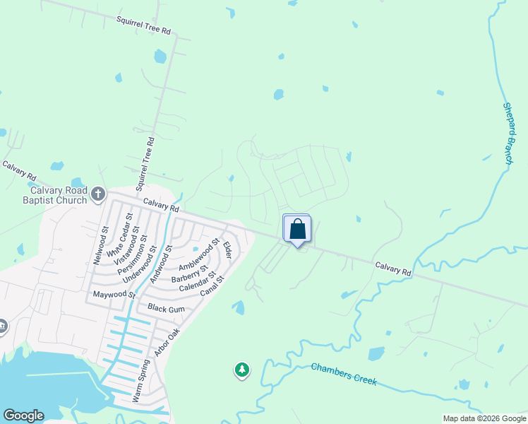 map of restaurants, bars, coffee shops, grocery stores, and more near 12086 Canal Street in Willis