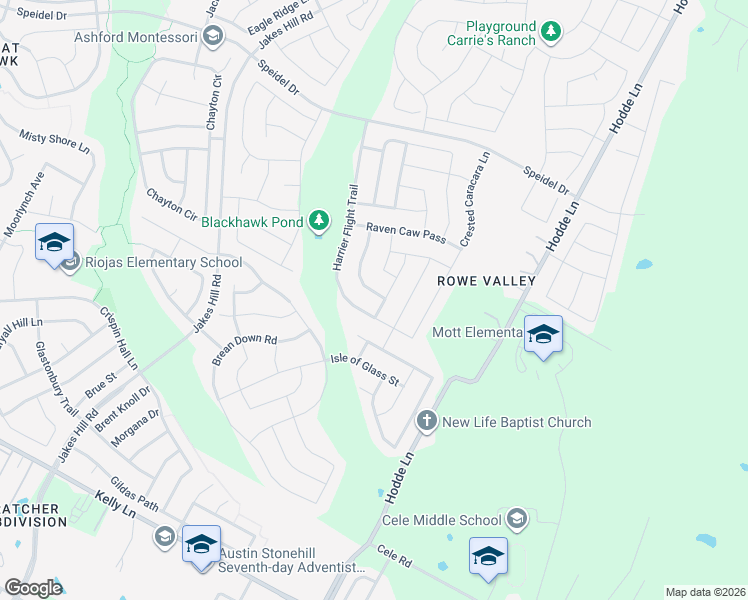 map of restaurants, bars, coffee shops, grocery stores, and more near 3812 Heron Roost Pass in Pflugerville