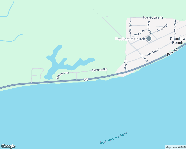 map of restaurants, bars, coffee shops, grocery stores, and more near 361 Satsuma Road in Niceville
